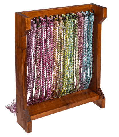 Textile bracelet, Pastel colours,