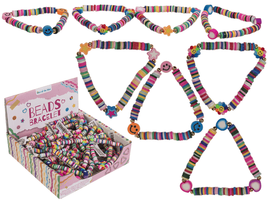 Beads bracelet, Happy,