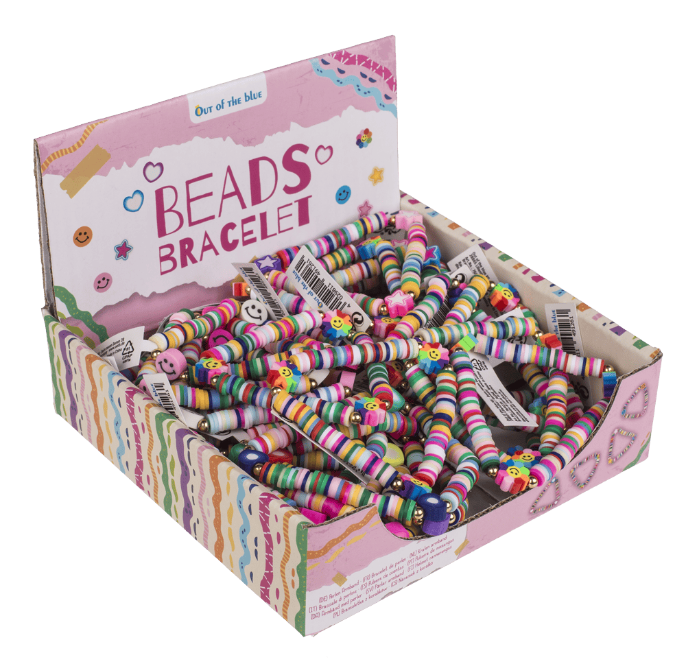 Beads bracelet, Happy,