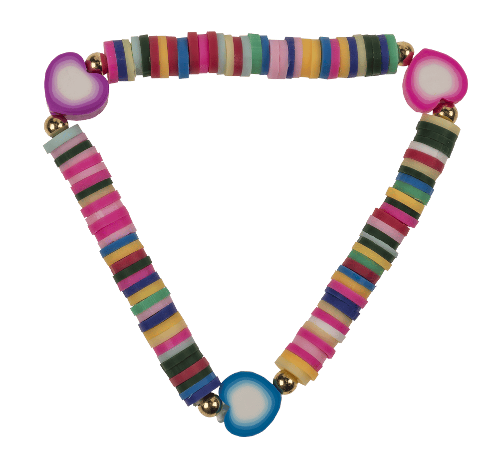 Beads bracelet, Happy,