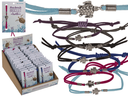 Artificial leather bracelet, Turtle,