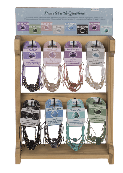 Crystal bracelet with gemstone, Crystal Dreams,