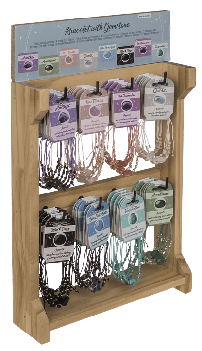 Crystal bracelet with gemstone, Crystal Dreams,