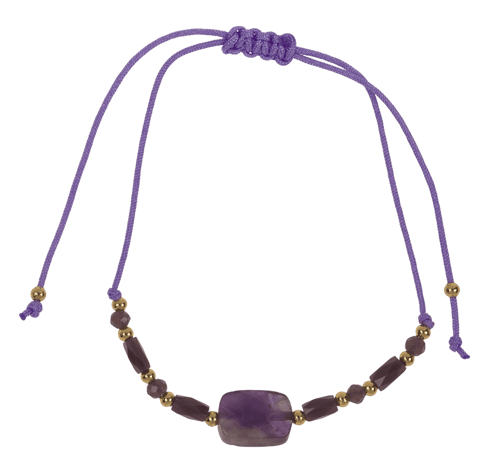 Crystal bracelet with gemstone, Crystal Dreams,