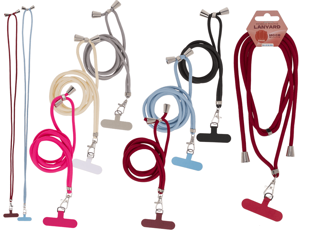 Universal mobile phone chain with insert,