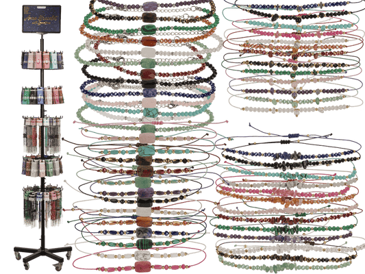Bracelet with Gemstones, Aura,