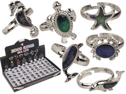 Mood ring, Sea life, one size,