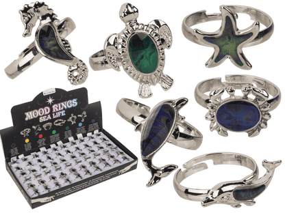 Mood ring, Sea life, one size,