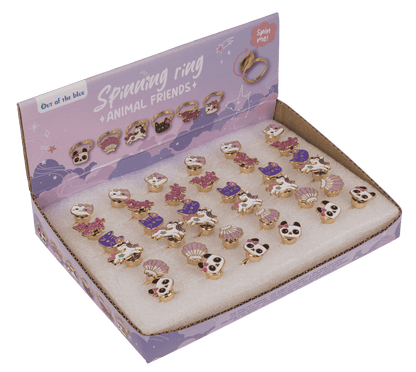 Ring with spinner, Animal Friends,