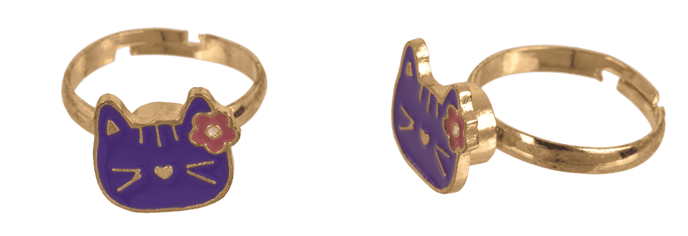 Ring with spinner, Animal Friends,