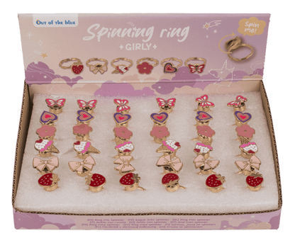 Ring mit Spinner, Girly,