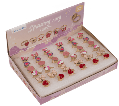 Ring mit Spinner, Girly,
