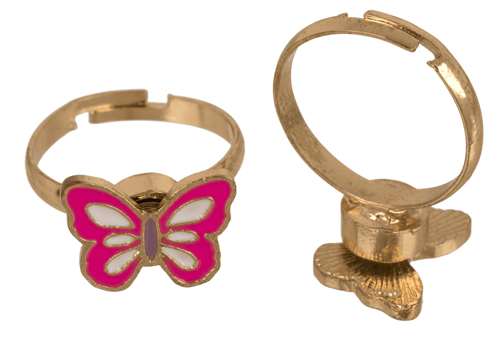 Ring mit Spinner, Girly,