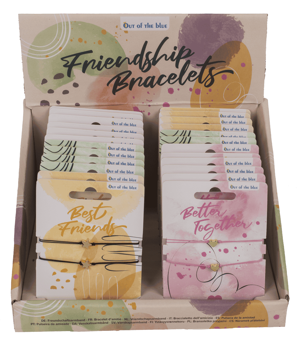 Friendship bracelet, made of polyester,