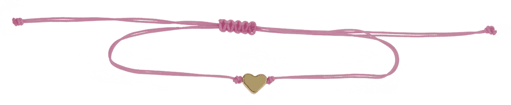 Friendship bracelet, made of polyester,