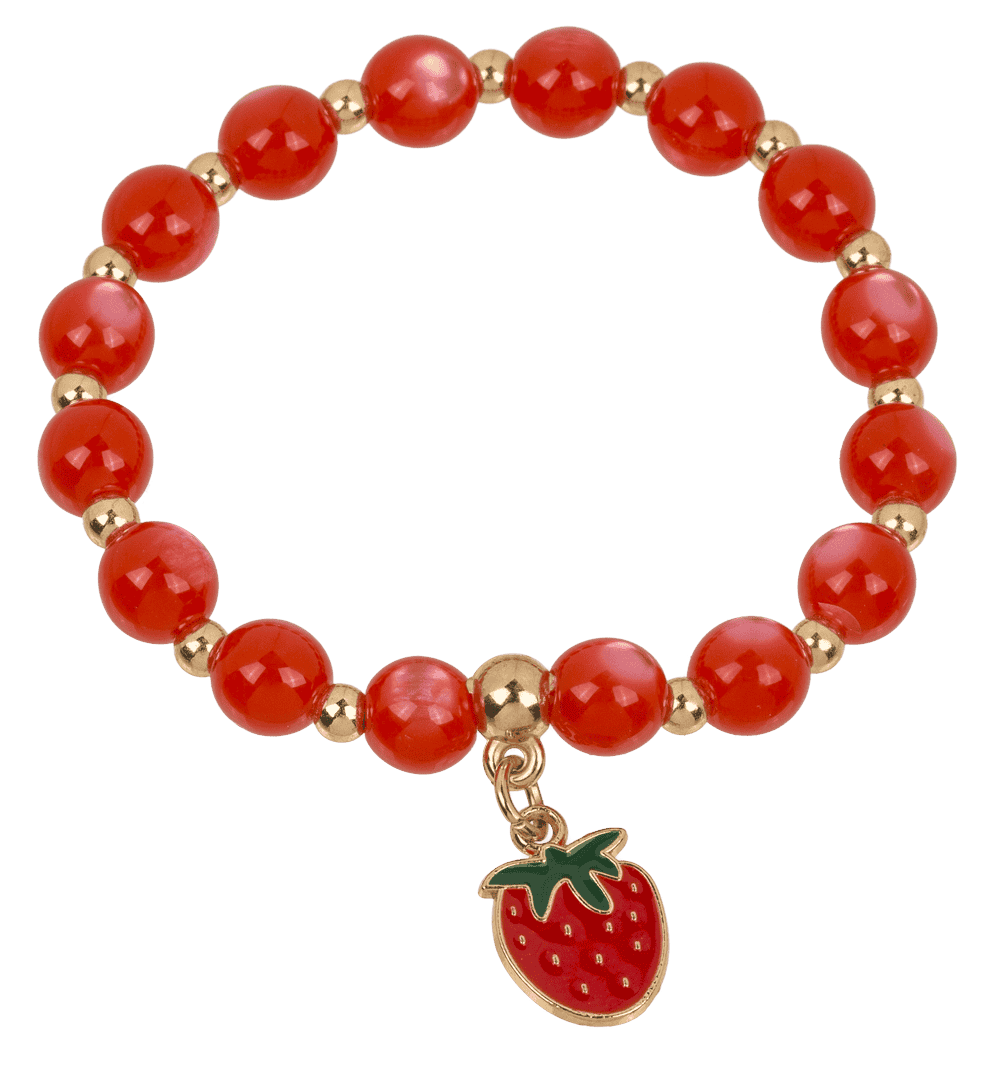 Perlenarmband, Fruits, D: 8 mm,
