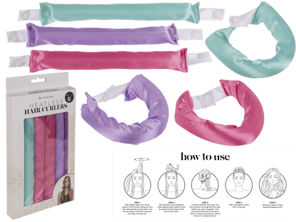 Heatless Hair curlers,