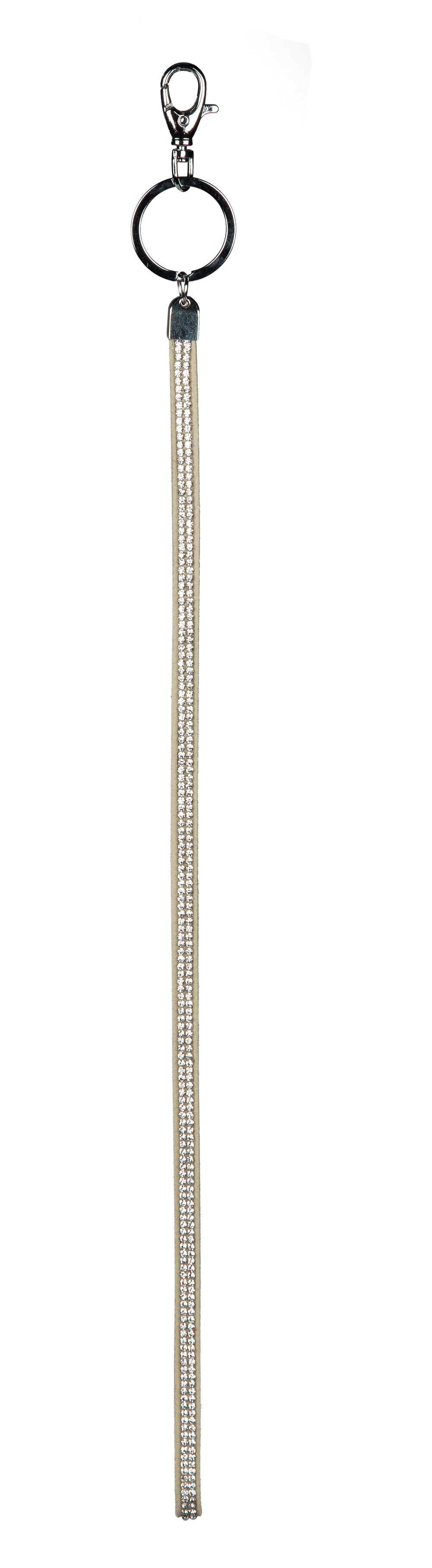 Lanyard with edging & carabiner hook,