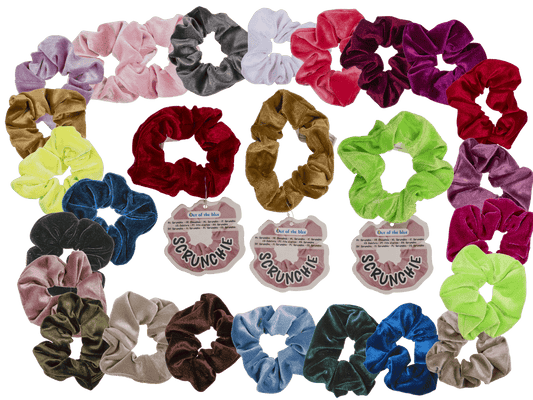 Textile hair ribbon, Scrunchie,