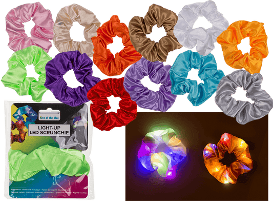 Textile Hair Ribbon, Scrunchie with LED