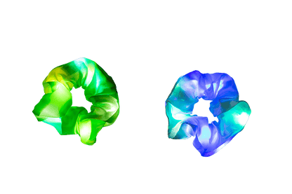 Textile Hair Ribbon, Scrunchie with LED