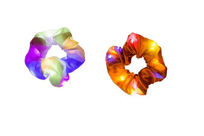 Textile Hair Ribbon, Scrunchie with LED