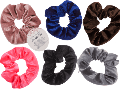 Textile Hair Ribbon, Scrunchie with Zipper Bag,