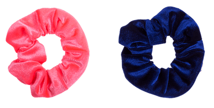 Textile Hair Ribbon, Scrunchie with Zipper Bag,