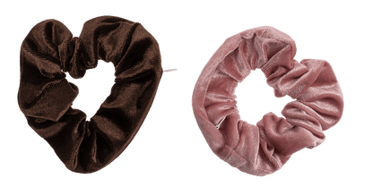 Textile Hair Ribbon, Scrunchie with Zipper Bag,