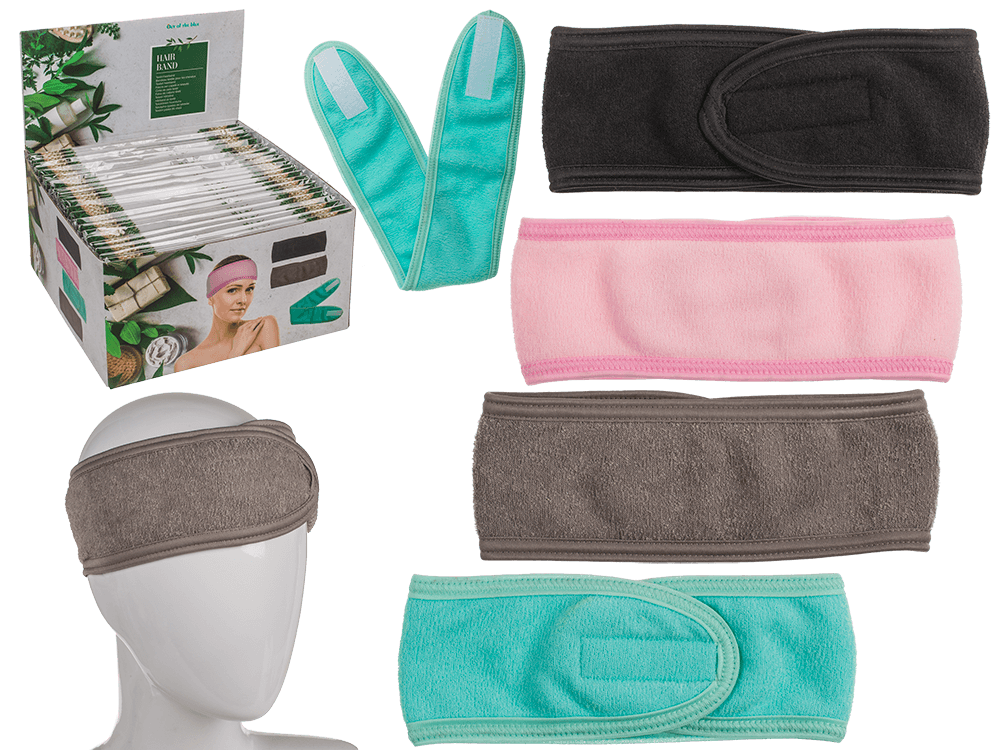 Textile Hairband, Spa & Beauty, approx. 6 x 60 cm,