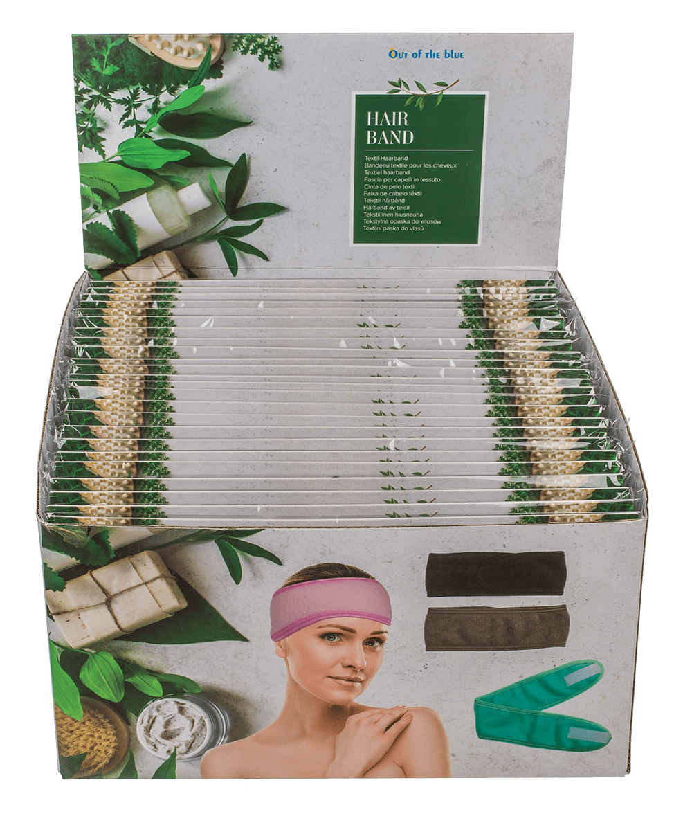 Textile Hairband, Spa & Beauty, approx. 6 x 60 cm,