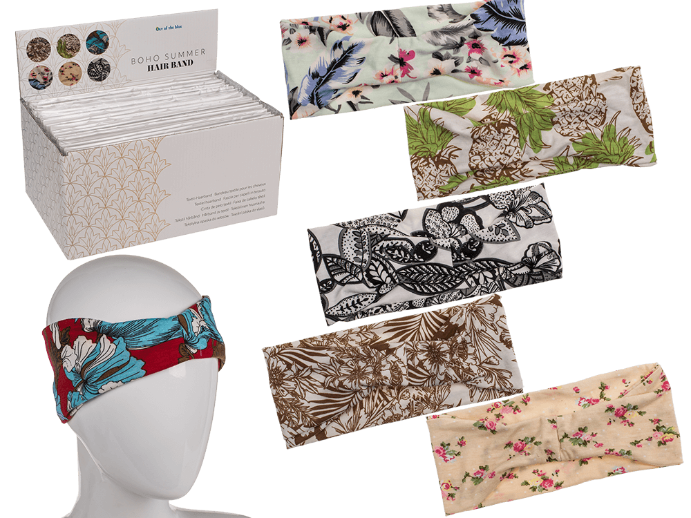 Textile Hairband, BOHO - Summer,