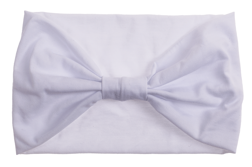 Textile Hairband, Bow, approx. 14 x 24 cm,