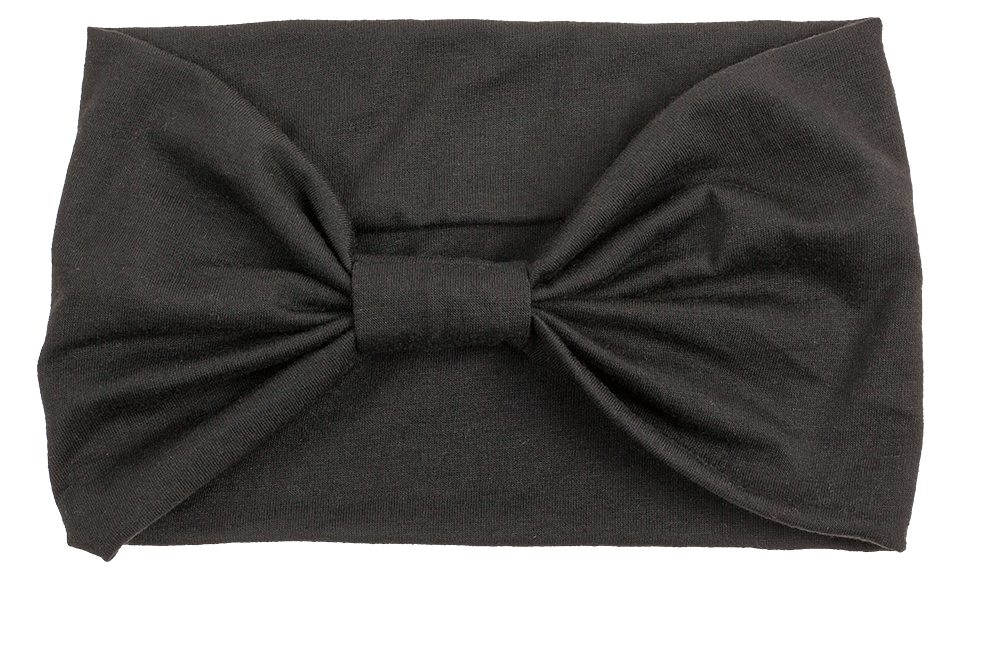 Textile Hairband, Bow, approx. 14 x 24 cm,