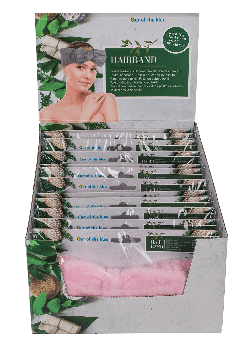 Textile Hairband, Fluffy Bow,