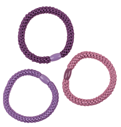 Textile hairband/bracelet, Purpls Shades,