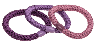 Textile hairband/bracelet, Purpls Shades,