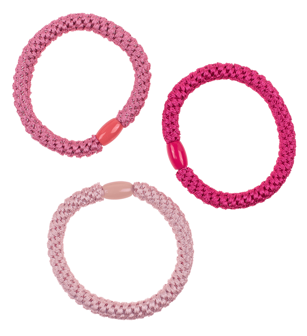 Textile hairband/bracelet, Pink Shades