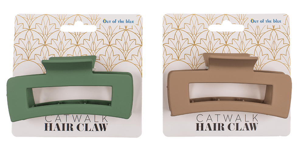 Catwalk hair claw, angular,