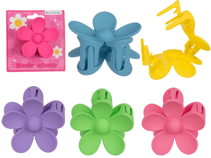 Hair claw, Flower,