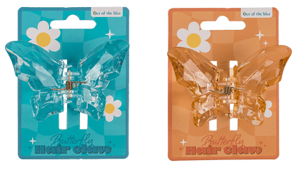 Acrylic hair claw, Butterfly,