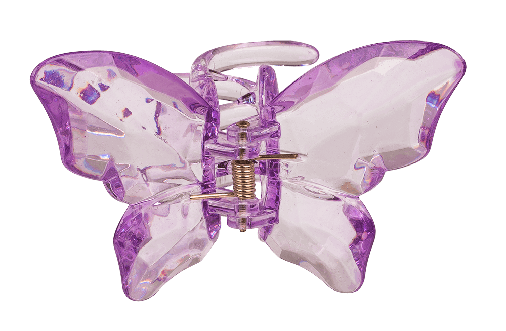 Acrylic hair claw, Butterfly,