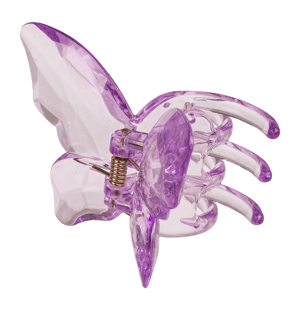 Acrylic hair claw, Butterfly,