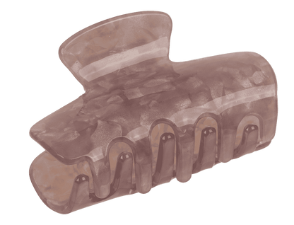 Acrylic hair claw, round, 6 cm,