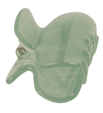 Acrylic hair claw, round, 6 cm,