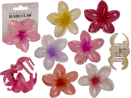 Hair claw, Magnolia,