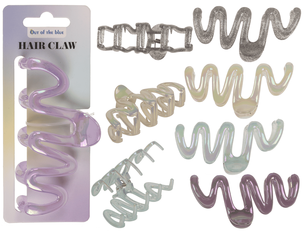 Hair claw, Curve,