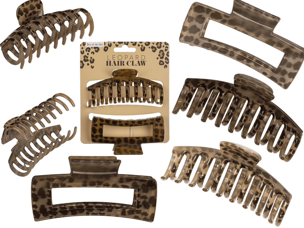Hair claw, Leopard