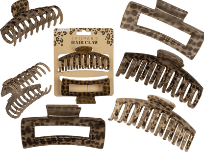 Hair claw, Leopard