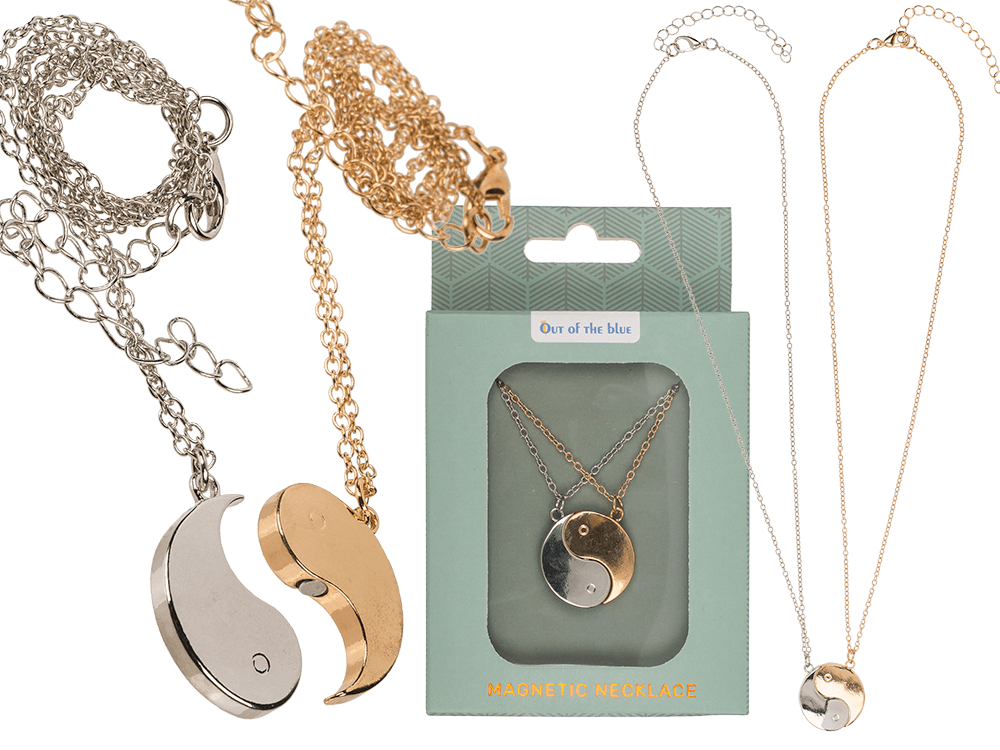 Magnetic Necklace, Ying and Yang,